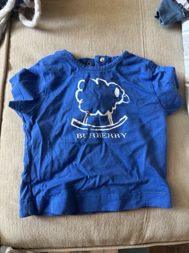 Camicia burberry bambino blu - camicia,