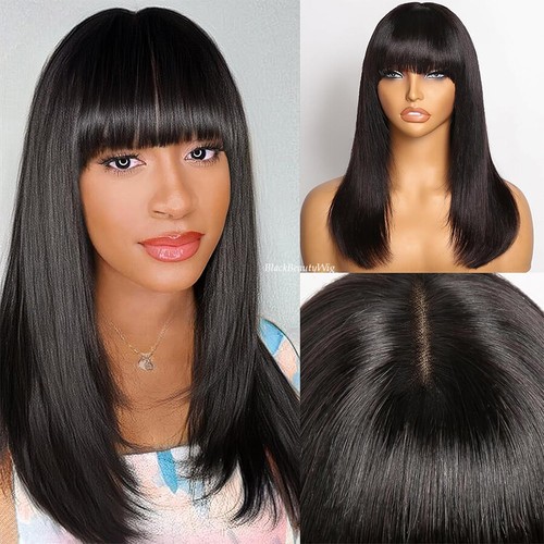 Parrucca bob con bangs - parrucca, 5x5